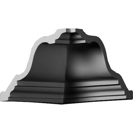 Ekena Millwork 7 1/2"P x 5"H Inside Corner Moulding (matches moulding MLD05X07X09NI) MIC07X05NI